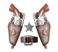 Générique Holster Cowboy - Ceinture Cowboy Avec Étui Déguisement Halloween - Accessoires De Cosplay Halloween, Suitable Pour Fêtes Costumées, Représentations