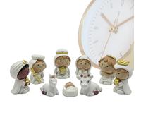 Générique Holy Family Statue - Resin Christmas Nativity Decoration, Birth of Jesus Sculpture, Hand-Painted Table Ornament for Home, Living Room, Bedroom, Fireplace, Mantle, Bookcase