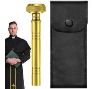 Générique Holy Water Container, Pocket-Size Liquid Dispenser, Compact Religious Sprinkler Tool, Refillable Storage Pot with Carry Bag, Ideal for Blessing Ritual, Travel, Ceremony, Prayer Use