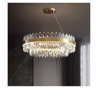 Générique Home DecorationPendant Lights, Luxury Crystal Living Room Chandelier, Dining Room Pendant Lamp, Ceiling Light, Indoor Lighting(Warm White,D100cm)