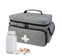 Générique Home Health Bag, Pill Bottle Organizer, Medicine Storage Bag, Waterproof Medicine Bag, Pill Bottle Organizer Bag for Easy Organization, Medicine and Pharmacy Travel Storage