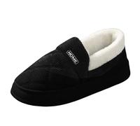 Générique Home Slippers For Women Soft Plush Fuzzy Winter Holiday Slippers Comfy Bedroom Indoor Outdoor Shoes Chaussures Plates Taille 8 (44)