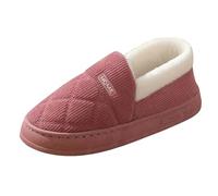 Générique Home Slippers For Women Soft Plush Fuzzy Winter Holiday Slippers Comfy Bedroom Indoor Outdoor Shoes Chaussures Plates Taille 8 (42)