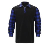 Générique Homme Manche Longue Polo Casual Basic Tennis Golf Poloshirt Hiver Chaud Polo Manche Longue Homme Polo Pas Cher pour Homme Chemise Manche Longue Personnalisé Pull Polos Chics pour Hommes