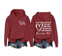 Générique Homme Noir to The Person Behind Me Dear Person Behind Me You are Amazing Enough Unisex Pull en Hommes (Wine, XXL)