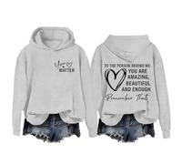 Générique Homme Noir to The Person Behind Me Dear Person Behind Me You are Amazing Enough Unisex Pull en Hommes (Grey, S)