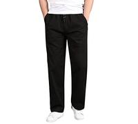 Générique Homme Pantalon Cargo Militaire avec 6 Poches Baggy Pantalon de Combat D'Extérieur de Travail Joggers Militaire Baggy Pants Pantalon de Jogging Cargo Noir Militaire Over Size