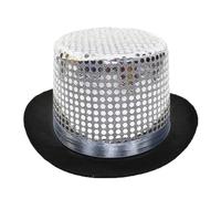 Générique Homme Rond Irish For Women Irish 4 St. Day Hat Wide Brim Hats Green Hat Lapin Merveilles (Silver, One Size)