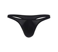 Générique Homme Slips Sexy Confortable Et Sexy en Maille sous-Vêtement Boxer pour Homme Coquine Hot Sexy Chic Tenue Sissy Lingerie Noir