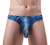 Générique Homme String Sexy Thong Tanga Slips Taille Basse sous-vêtement Confortable G-String T-Back Briefs Masculine Culott Underwear pour Hommes