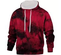 Générique Homme Sweatshirt Tie and Dye Estampillé - Sweet À Capuche Large Thermique Sweatshirts Leger Confortable Vêtements Casual Stretch Survêtement De Sport pour Fashion