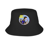 Générique Hommes Dames Mode Couple Bob Hat Portable Pêcheur Chapeaux Été Tendance Plage Voyage Caps Street Style Imprimé Visière Chapeau F-Fallouted Fille Unisexe Cadeau