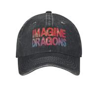 Générique Hommes Dames Mode Hommes Femmes Imagine Dragons Loom Tour 2025 Casquette Couvre-Chef Casquettes de Baseball Chapeaux de Camionneur Vintage Cadeau Unisexe réglable