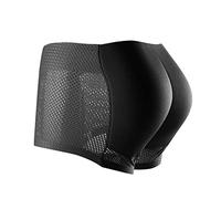 Générique Hommes Faux Fesses Hip-up Culottes Butt Enhancer Shaperwear Short en Mesh Respirant Sans Coutures (Color : Black, Size : M)