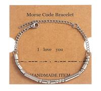 Générique Hommes Perle Anneaux Gold Plated Bracelets For Women Inspirational Adjustable Bracelets For Couples Mom Friend Bracelet Inoxydable Largeur Mm Classique Bracelet (SL1, One Size)