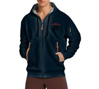 Générique Hommes Sweats à Capuche Pullover avec Fermeture Éclair intégrale