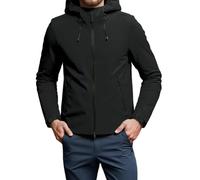 Générique Hommes Veste Imperméable en Plein Manteau Softshell Homme, Veste Coupe-Vent légère décontractée pour Hommes Sport Plein air Aventure Quotidien Confortable résistante