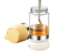 Générique Honey Dispenser | 300ml with Handle Airtight Non Slip - No Drip Honey Dispenser Kitchen Gadgets - for Oil Coffee Tea Milk Sauce Home
