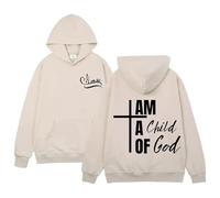 Générique Hoodie Homme - Sweat à Capuche pour Homme avec imprimé Lettre Coupe ajustée décontracté pour Un Usage Quotidien Tissu Doux et Confortable Streetwear léger (Khaki XL)