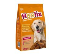 Générique HOOLIZ - Croquettes Moelleuses Saveur Bœuf Et Carottes, Nutrition Complète pour Chien Adulte, 1.5kg - Lot De 3