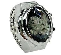 Générique Horloge à Bague, bagues de Montre pour Femmes - Montre à empilage de mouvements - Montres à Doigt de Bijoux créatifs, Montres à Anneau de Panier réglable pour Femmes et Hommes