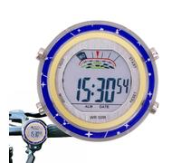 Générique Horloge à Cadran de - Petite Montre électronique Lumineuse pour Scooter, Horloge de Facile à Installer pour Les Amateurs de Cyclisme, Hommes Cyclistes | Tableau de Bord Accessoire étanc