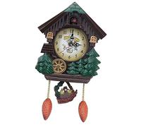 Générique Horloge Coucou Style européen avec Mouvement Silencieux, réveil Mural pour décoration de Chambre d'enfant AOD