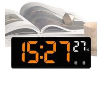 Générique Horloge de Chambre | Réveil Digital à Commande Vocale - Accessoire de Bureau Élégant pour Étudiant Adulte Enfant Nuit Table de Chevet Salon