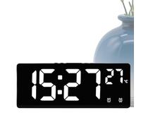 Générique Horloge de Chambre,Réveil Digital à Commande Vocale - Gadget Innovant Aide au Sommeil pour Table de Nuit Chambre Bureau Étude Adultes