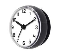 Générique Horloge étanche pour Douche,avec Ventouse Murale, Alarme, Alimentation par Pile - Horloge à Ventouse pour Douche,pour Cuisine, Salle Bain, Sauna, intérieur, Piscine, Appartement et dortoir
