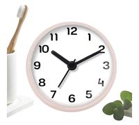 Générique Horloge étanche pour Douche - Réveil à Piles avec Ventouse Murale,Horloge Douche Accrochable | pour Salle de Bain, Cuisines, intérieurs, baignoires, piscines, saunas, Appartements, dortoirs