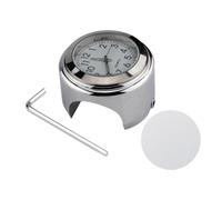 Générique Horloge Guidon - Aluminium 22-25,4mm | Horloge Vélo Guidon | Montres Moto | Thermomètre Lumineux pour Vélos, Motos, Balades Extérieures, Trajets Quotidiens Et Voyages