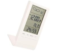 Générique Horloge Météo Multifonction Lcd avec Thermomètre et Hygromètre Intérieur Station Météo Moderne avec Calendrier et Capteur de Température pour Maison Bureau et Chambre