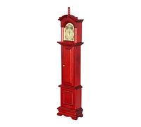 Générique Horloge Miniature pour Maison de Poupée Meuble Pendule Bois Accessoire Mobile Convient pour Collection Jeu d'enfant