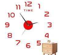 Générique Horloge Murale Acrylique | Décor Abstrait Moderne sans tic-tac