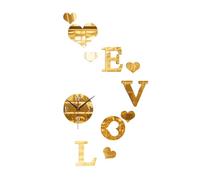 Générique Horloge Murale avec Le Mot « », Décoration pour, Décoration Murale avec Le Mot « » pour, Or