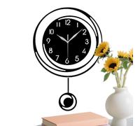 Générique Horloge Murale Moderne,Chiffres Clair, Design Épuré,Horloge Décoration pour Salon - Salon, Cuisine, Appartement, Bureau, École, Salle de adeau Maison, Fête