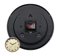 Générique Horloges d'extérieur pour Patio,Ronde décorative précise,Horloge Murale Rustique avec hygromètre - Décorative pour Cuisine, terrasse, Porche, Piscine, Salon, Garage, Chambre