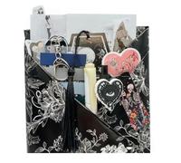 Générique Horror Halloween Date with a Book Gift Box, Gothic Date with Book,Ghostly Blind Date Book Box Gift Set for DIY Lovers, Stickers and Key Chain