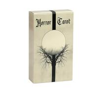 Générique Horror Tarot Deck, Unique Tarot Decks, 78-Piece Tarots Set, Tabletop Game Supplies, Playing Divination Accessories for Entertainment Women Parties, Gatherings Mystical Tools for Beginners