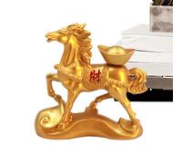 Générique Horse Figurine - Chinese New Year Decor | Detailed Horse Statue for Wealth, Career, and Good Fortune Perfect for Home, Office, Desk, Or Giving