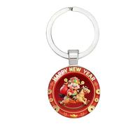 Générique Horse Key Chain - 2026 Chinese Success Good Luck, Year Of The Horse 2026 Key Ring For Wealth Purse Car Office Travel Festival Holiday Family Workers Driver Collectors Party And Favors