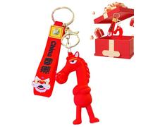Générique Horse Key Chain - 2026 Collectible Ornament Year of the Horse Pendant, Durable Keyring for Kids Adults Boys Girls | Birthday Graduation Holiday Travel Bag Charm Gift