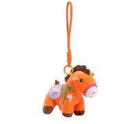 Générique Horse Keychain - Horse Lover Keyring, Horses Pendant Keyring, Cute Plush Decoration Ornament, 2026 Lucky Horses Year Purse Charm For Backpack Boyfriend Girl Women Car Valentines Christmas