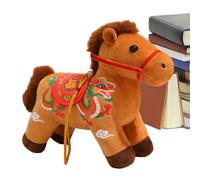 Générique Horse Plush - 2026 New Year Mascot Cute Doll | 20x5x20cm Chinese New Year Horse Plush Toy Pendant - Shape-Retaining for Spring Festival Holiday Home Office Tabletop Living Room Bedroom Sofa