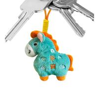 Générique Horse Plush - PP Cotton Cute Blessing Pendant Ornament | Chinese Theme Stuffed Animal Keychain with Lanyard for Christmas, Spring Festival, Birthday, Party, and Home Decor