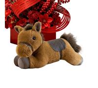 Générique Horse Plush - Soft Realistic Collectible Doll Decor - 11.81 inches Plush Horse Toys - for Kids Children Adults Living Room Bedroom Office Tabletop