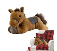 Générique Horse Plush - Soft Realistic Collectible Doll Decor | 11.81 inches Plush Horse Toys Suitable for Children Adults Teens Home Living Room Office Bedroom Tabletop Desk Sofa
