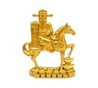 Générique Horse Statue, Metal Golden Figurine, Animal Figurine with Wealth Symbol, Desk Ornament for Home Room Shelf, Decoration, Horse Figurines for Living Room Tabletop Indoor Car