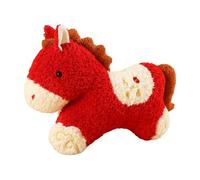 Générique Horse Year Plush Doll 50cm | Cute Red Chinese New Year Horse Stuffed Animal Mascot, Soft Plush Toy Souvenir for 2026 Lunar New, Kids, Boys, Girls, Adults, Home Decor